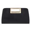 VASCHY Clutch Bag for Women, Fashionable Large Party Bag, Wedding Bag, 3-Way Handbag, Crossbody Bag, Shoulder Bag, Black