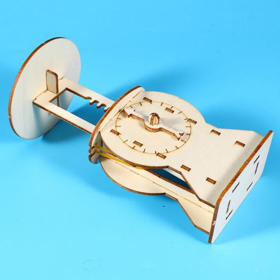 Yousheng 1 Set DIY Gravities Scale Model Kit Handmade Wooden Puzzle Platform Balance Building Crafts Kids STEM Educational Science Experiment Toy