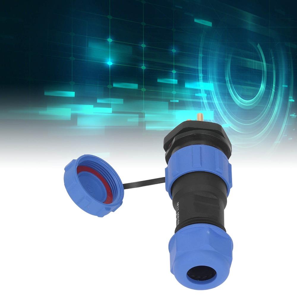 3 Pin 3 Hole Aviation Plug SP17 IP68 Waterproof Connector Panel Mount Dust Proof Cap Electrical Power Adapter Industrial Power