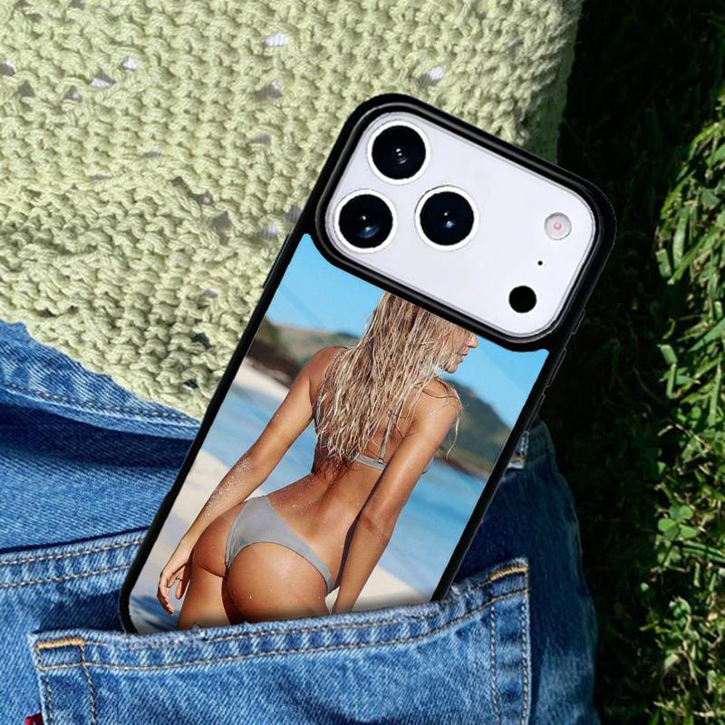 Anime Summer Bikini Girls Phone Case Cover for IPhone 11 12 13 14 15 16e 17 Pro Max Coque for IPhone 17 Air