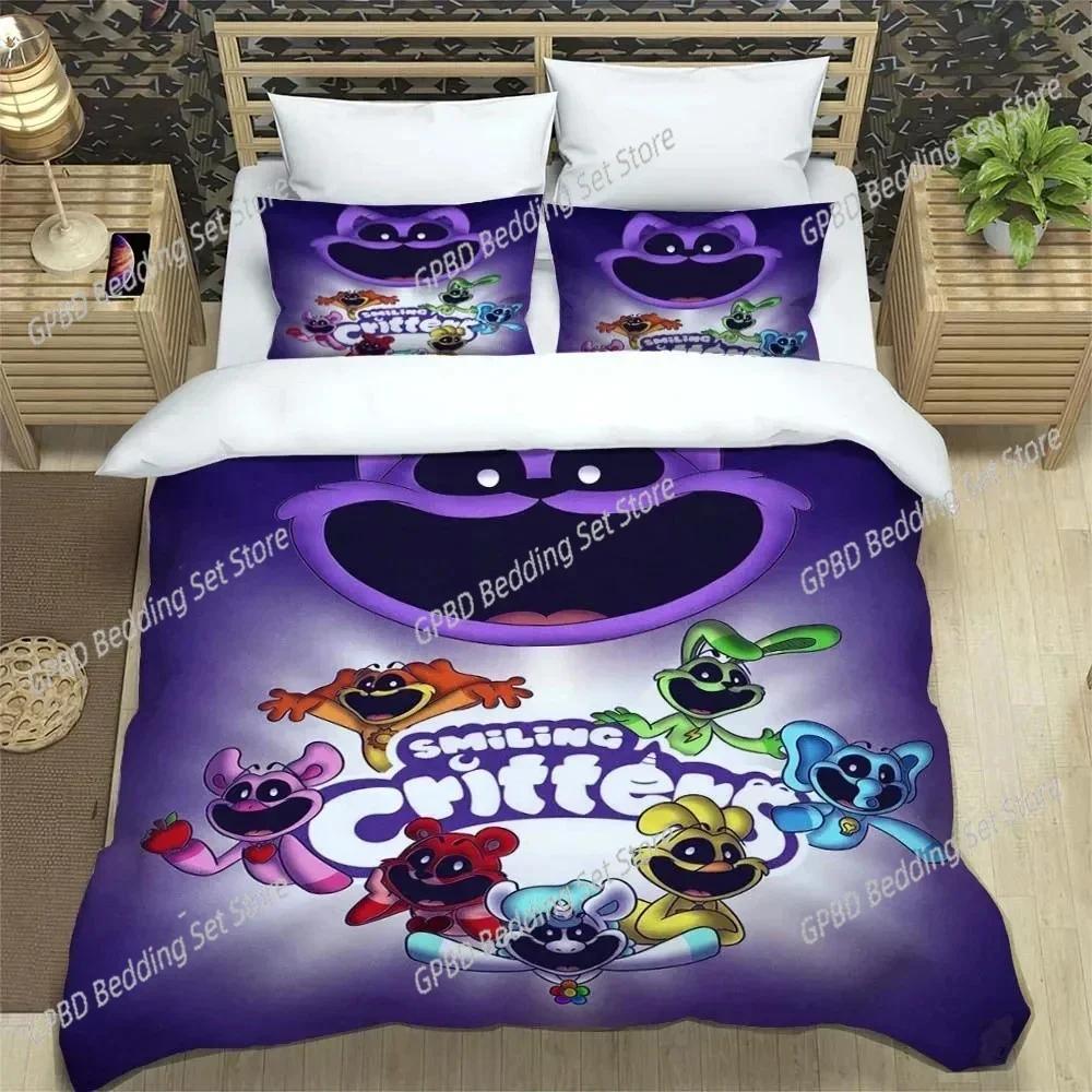 Spiel Regenbogen Freunde 3D cartoon printed bedding for Boys Customized King size bedding set Queen bedding set