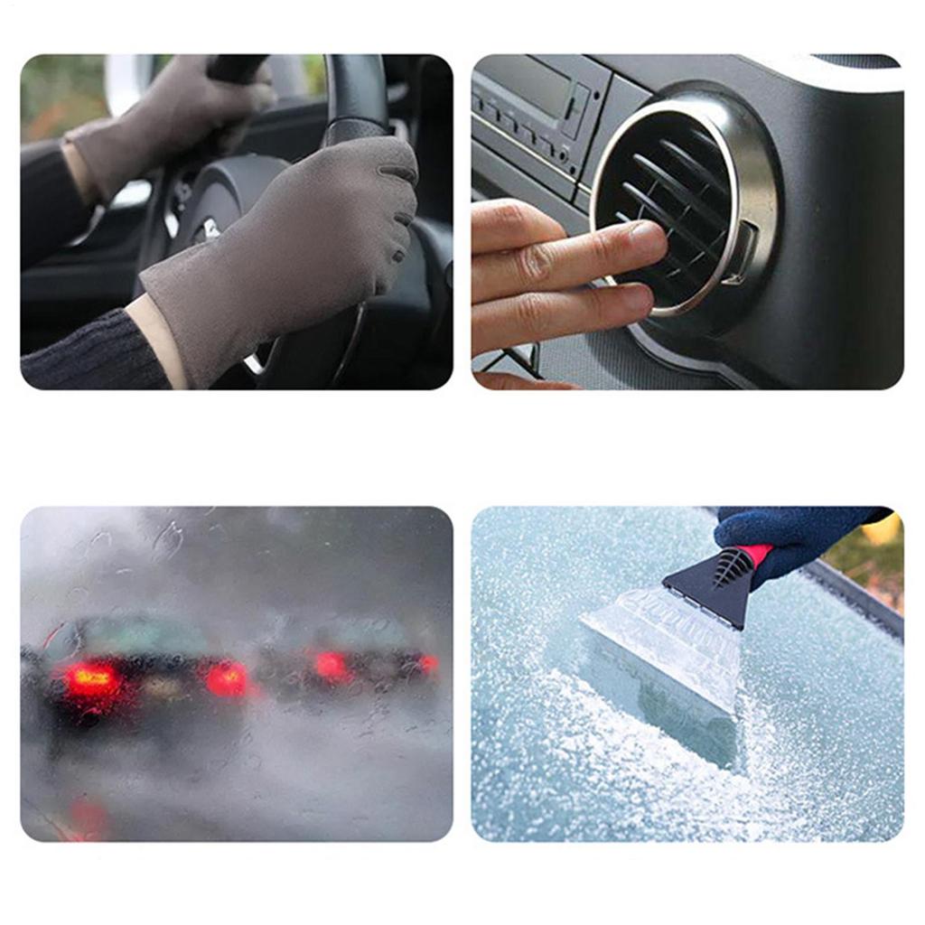 Portable Heater For Car Split Suction Cup Car Defroster Fan Windshield Defogger Heater For Automotive Outdoor Rv Camping Tent