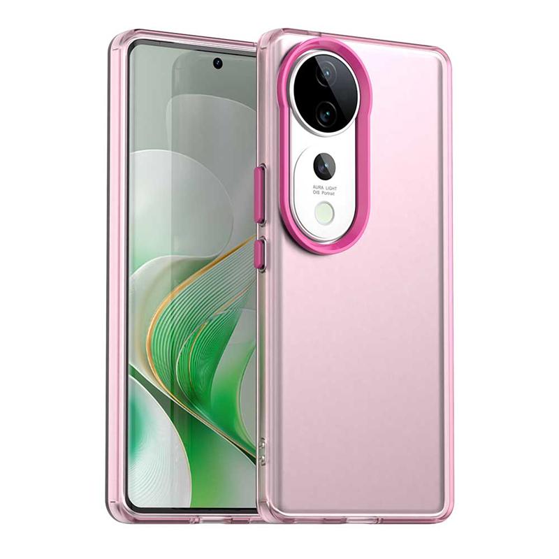 Sturzsichere Handyhülle in Bonbonfarbe für Vivo S19 Pro, Matte PC Transparente Rückseite für Vivo S19 Pro Hülle für Vivo S19 Pro Hülle