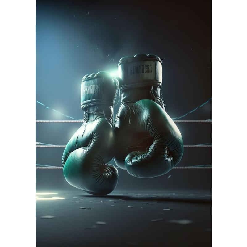 

Классические боксерские перчатки, постеры, настенное искусство, современные картины на холсте и печатные картины для боксерского зала, домашнего декора, безрамные 21cm×30cm NoFrame