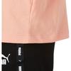 Puma T Shirts Men's Peach Pink Crew Neck Moderate Straight Fit 535400-28