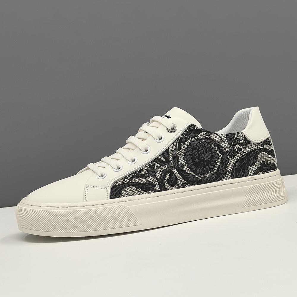 Кожаные кеды нишевая легкая роскошь ленивые туфли мягкая подошва плоская подошва 38