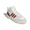 Adidas Originals Post Up Leather Non-Slip Shock Absorbing Wear-Resistant Mid-Top Skate Shoes Unisex Skate Shoes Beige Red Blue GV9317