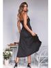 Summer Sexy Ruffle Irregular Backless Women's Suspender Dress