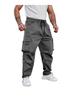 Pánské outdoorové cargo kalhoty: Volný střih, Vícekapslový, Funkční, Elastická stahovací šňůrka, Design na zip