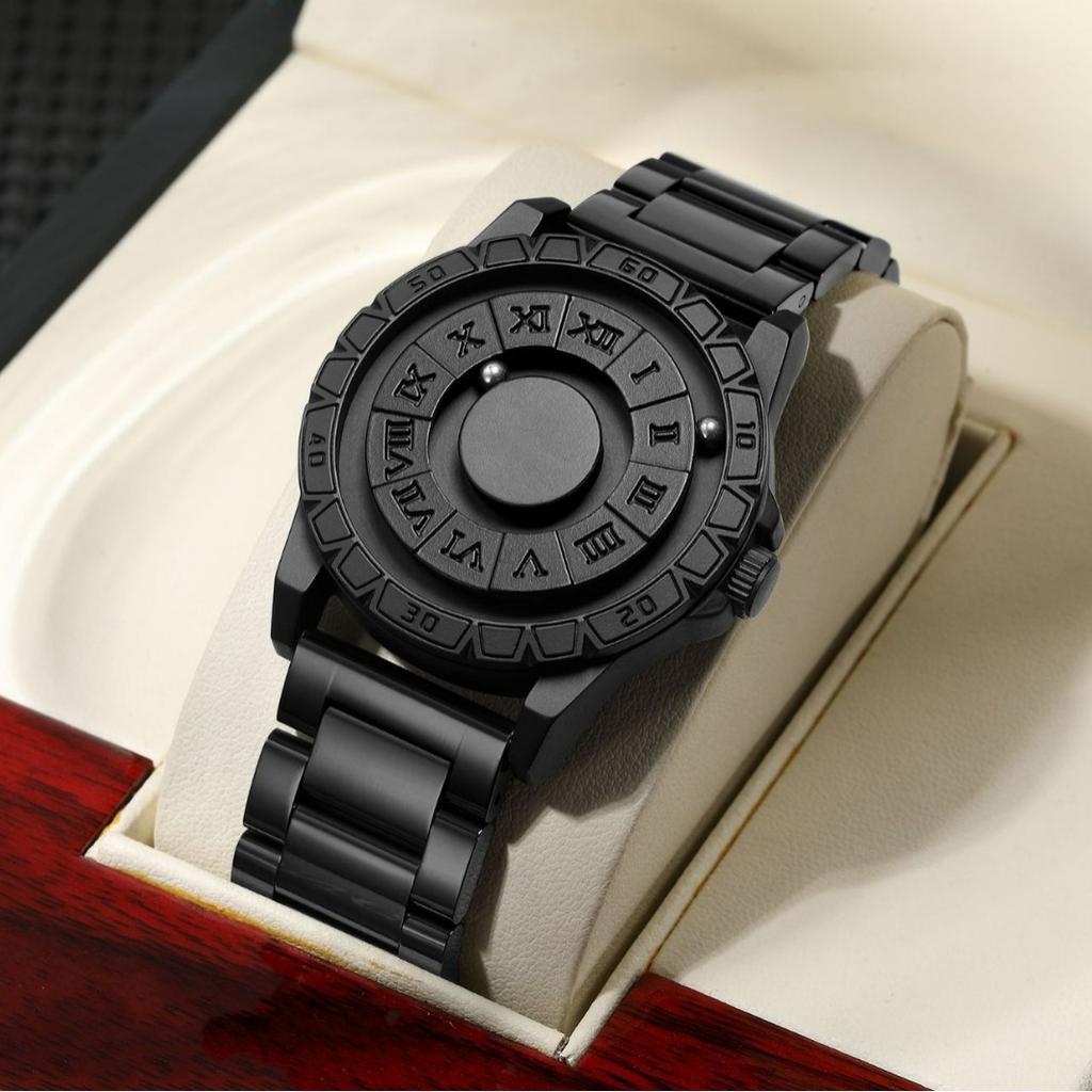 Black Technology Watches for Men and Women  Personalized and Creative Magnetic Levitation Waterproof Watches