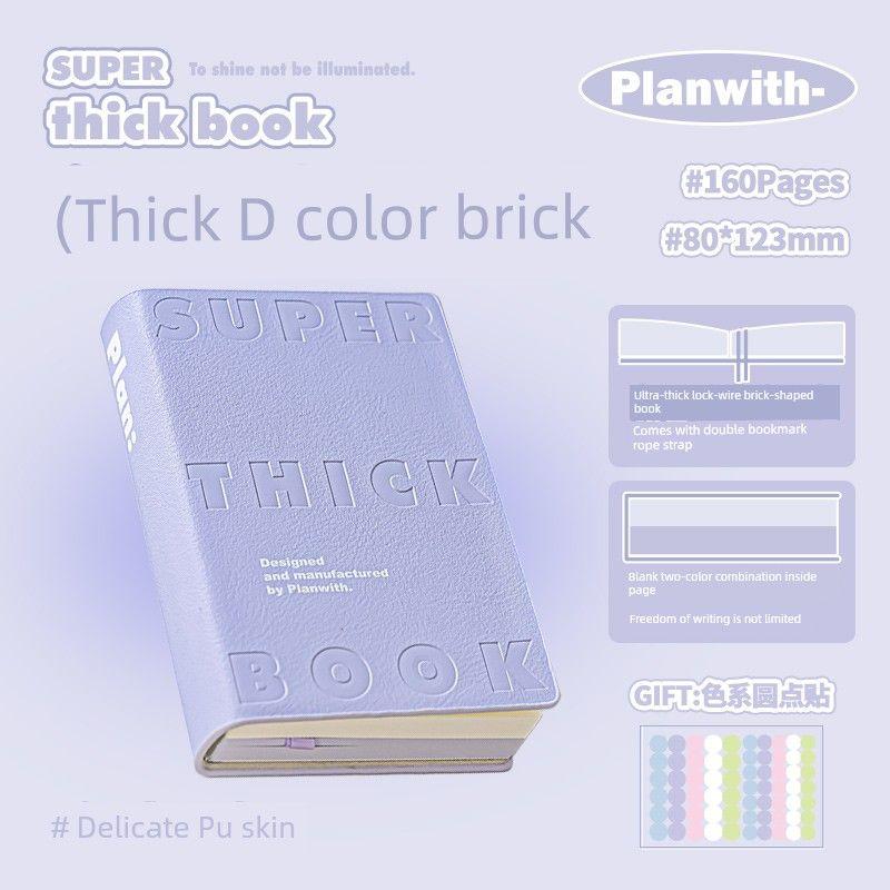 

Planwith New Arrival Portable Mini Pocket Notebook purple-purple