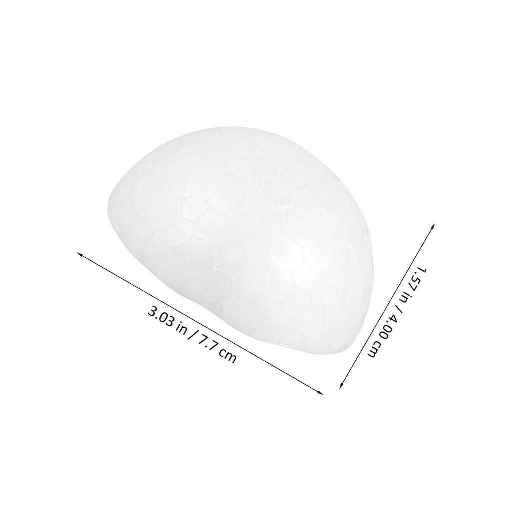 200Pcs Foam Semicircle Balls White DIY Craft Material Christmas Decoration Floral Foam Children Painting Flower Arrangement