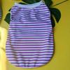 Dog Clothes New Striped Vest Spring Summer Autumn New Cat Small Medium and Large Dog Teddy