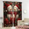 2 Stück, Vorhänge Niedliche Schneemänner Weihnachtsgeschenke_c (2) Muster Moderne Vorhänge Vielseitige Stoffvorhänge Dekorationen für Zuhause