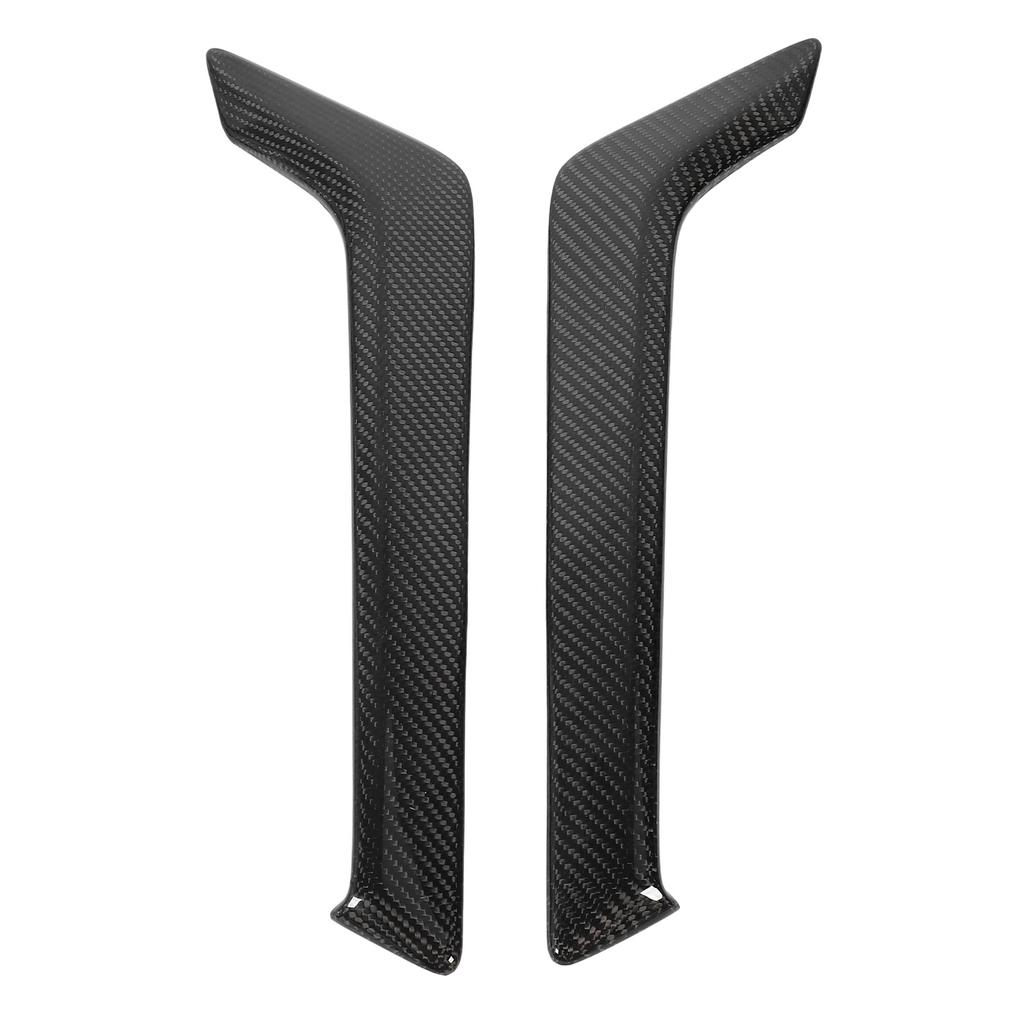 Front Side Mudguard Vent Trim Carbon Fiber Car Side Splash Guard Vents Stickers for Q60 Models 2017 to 2022