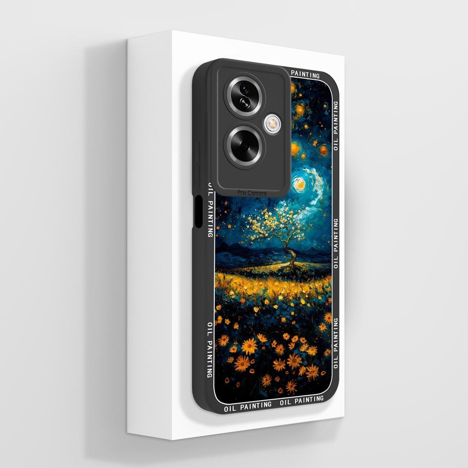 For OPPO A79 A77 A77s A78 A83 A91 A92 A93 A93s A94 A95 A96 4G 5G Phone Cases Lovely Panda Kitten Pattern Liquid Silicone Anti Slip Shell For OPPO Capa