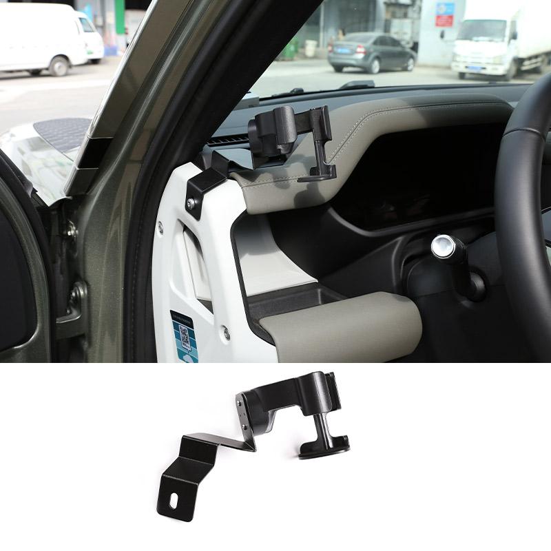 For Land Rover Defender 110 2020-2024 Aluminum Car  Mobile Phone Bracket GPS Navigation Bracket Car Interior Accessories