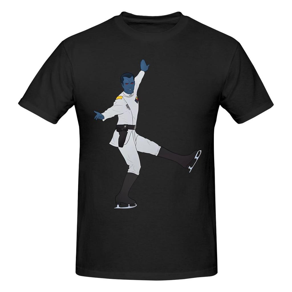 Thrawn Ice Skating Casual Tshirt Japanese Style Fresh Original Tshirt