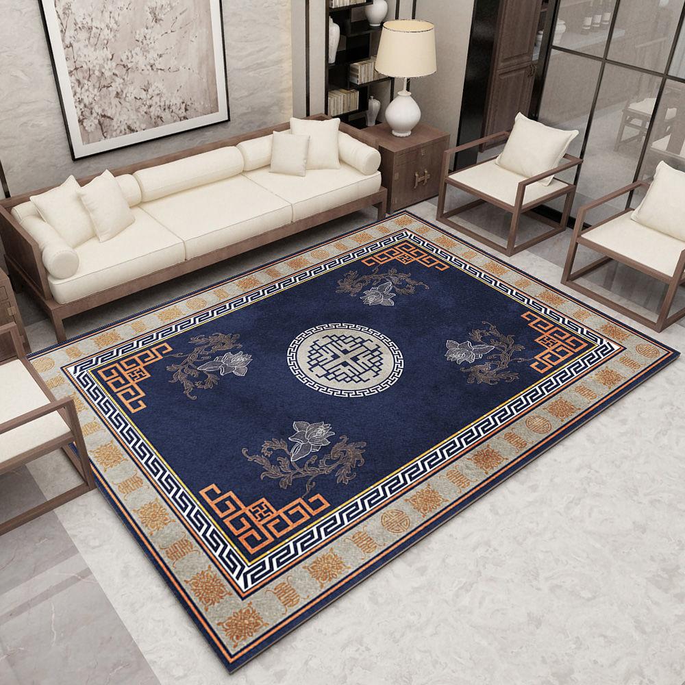 New Chinese Style Carpets for Living Room Lounge Rug Entrance Door Mat Bedroom Carpet Coffee Tables Mat Area Rug Large Washable
