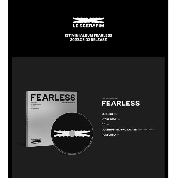 LE SSERAFIM NIEUstraszony (Bukiet monochromatyczny Ver.)