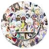 50 Energetic Girl Kamisama Kiss Anime Stickers: Waterproof Japanese Manga for Decorating Planners, Phone Cases, and Stationery.