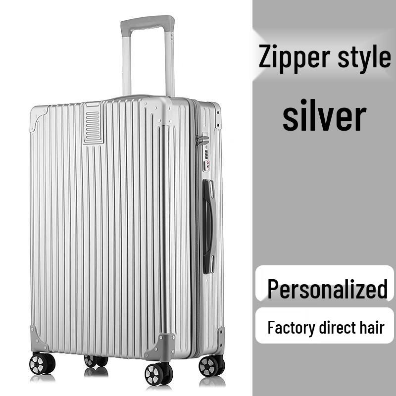PACKAGE FASHION Aluminum Alloy Spinner Luggage 20 Inch