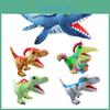 Jucărie de pluș cu marionetă de mână de dinozaur, moale și drăgălașă, pentru joaca imaginativă a copiilor