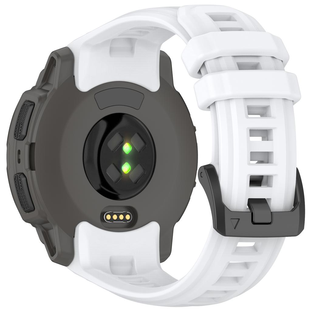 For Garmin Instinct E 45mm Smartwatch Band Breathable Sports Silicone Strap