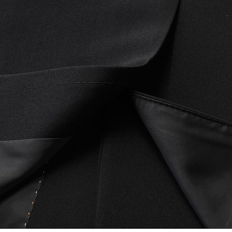 Dibinze Men's Plus Size Double-Breasted Suit Set