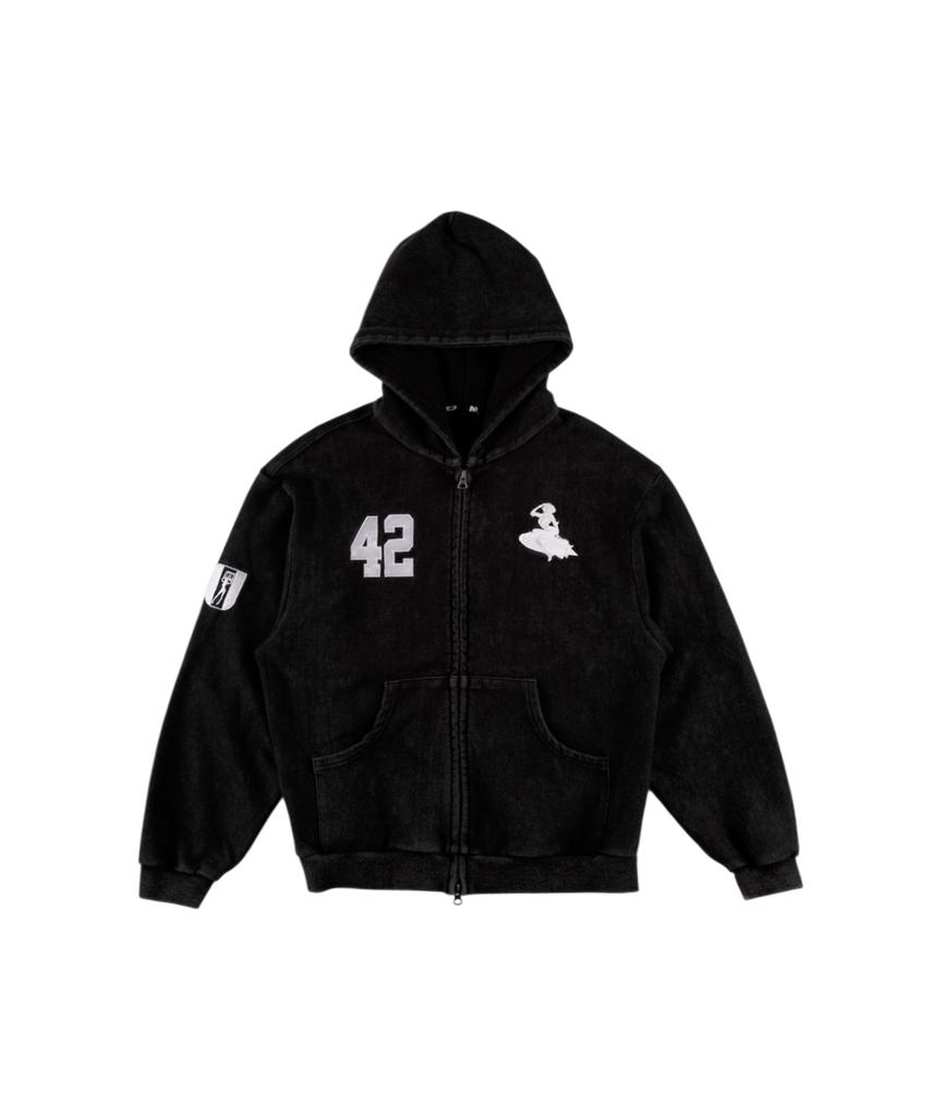 Ertr Cosmic Girl Hoodie Zip Up Black