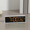 LED Digital Alarm Clock Temperature Week 2 Alarms Ambient Light Brightness Adjustment Bedside Electronic Table Clock USB Powered