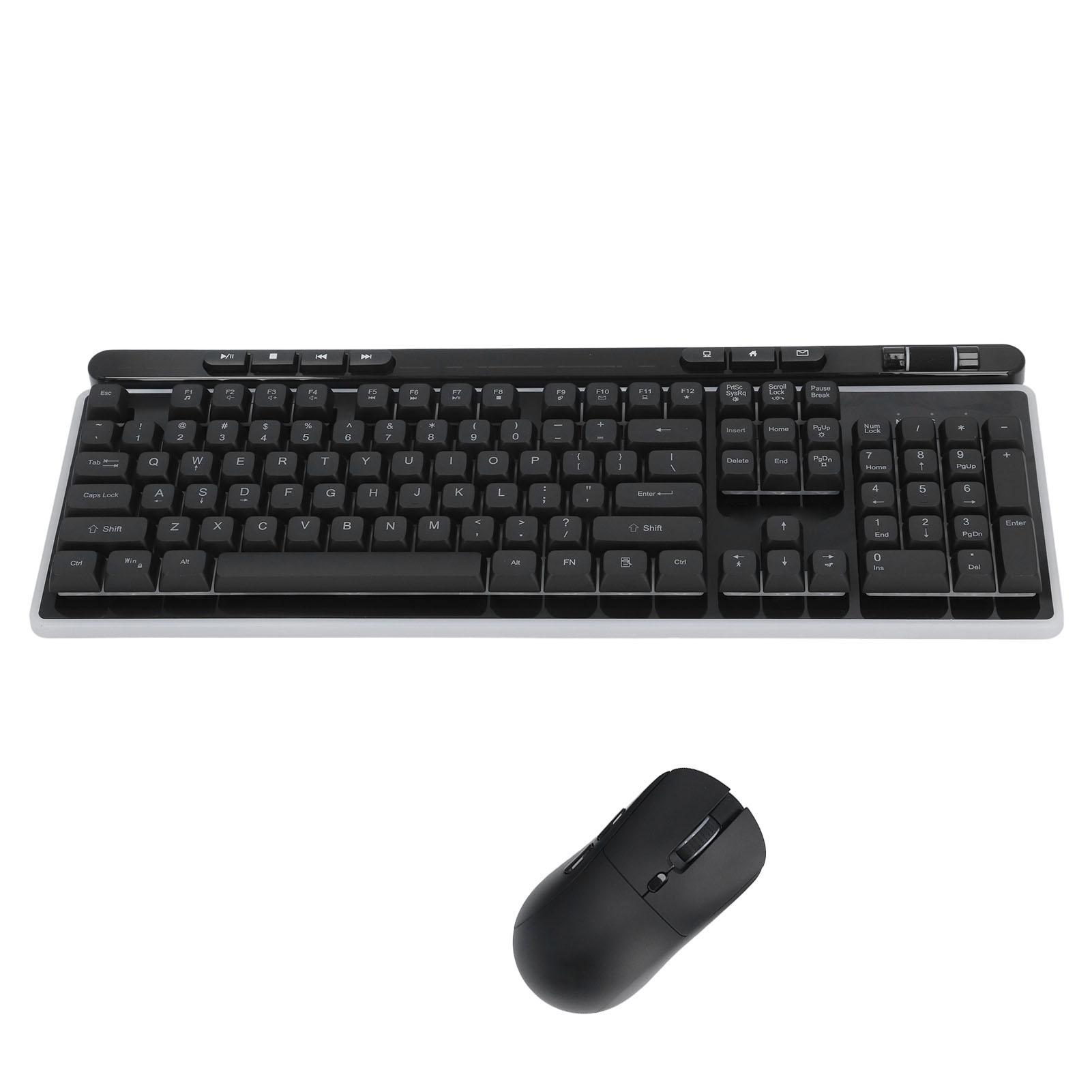 

Клавиатура с подсветкой RGB, механическая, 104 Plus, 7 клавиш, 3 уровня регулировки DPI, возможность зарядки от мыши