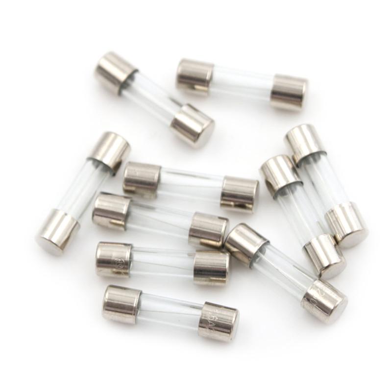 10 Pezzi Fusibile Tubo di Vetro 5Mm X 20Mm 1.6A T1.6A 250V Lento 1.6 Ampere