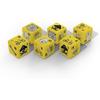 Set De Dés - The Goonies - 6 Faces - Illustrations Iconiques - Couleur Jaune