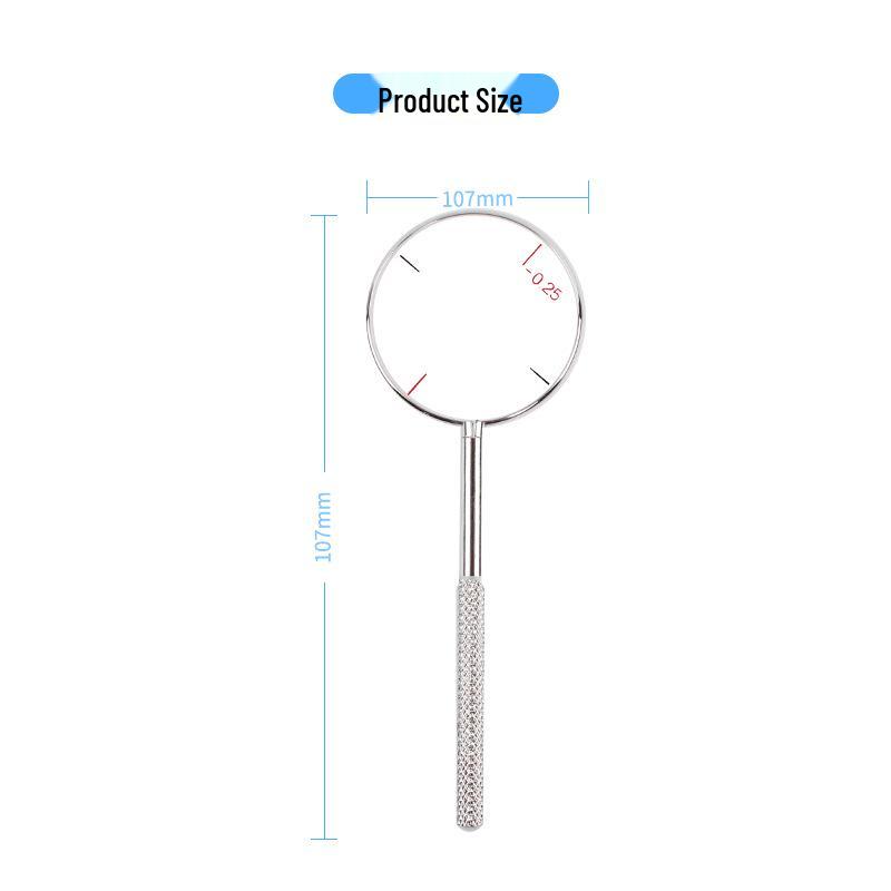 Phoropter Cross Cylinder Lens with Metal Handle for Optometry, Available in 25° or 50°