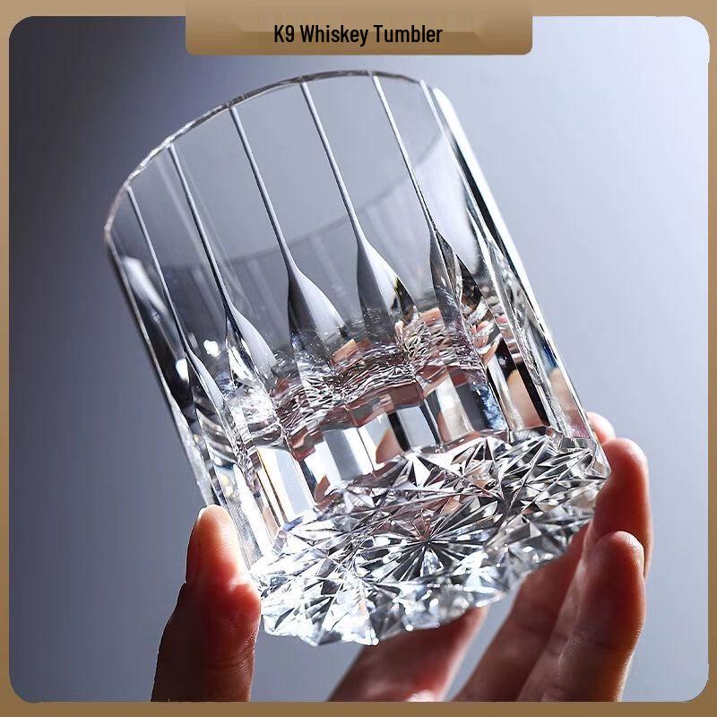 

Hand-Carved K9 Lead-Free Crystal Whiskey Glass