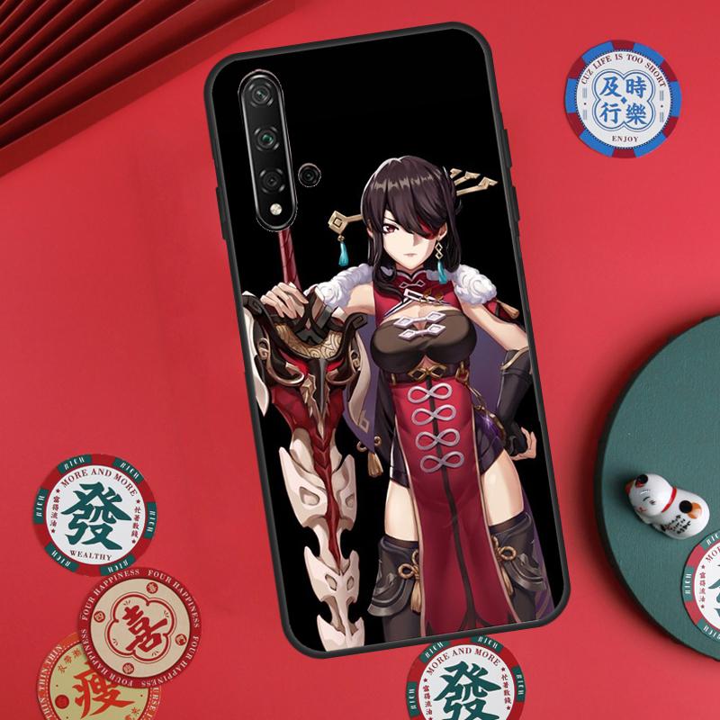 Genshin Impact Beidou For Huawei Nova Y73 Y72 Y61 Y91 Y90 Y70 Y60 12s 12i 11i 8i 9 10 SE P60 Pro P30 P40 Lite Case
