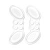 Adesivi per talloni in silicone Donna Uomo Alleviamento Cuscino per scarpe Cuscinetti per talloni in gel Scarpe troppo grandi Inserti antiscivolo Protezione per tallone