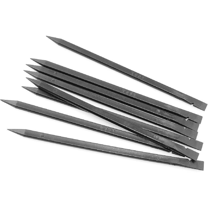 10PCS 15cm Anti-Static Plastic Crowbar Universal Black Stick Spudger Opening Pry Tool Kit for Mobile Phone Tablets Laptop PC Repair