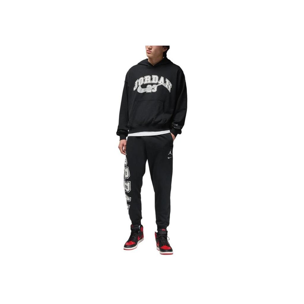 Jordan Mvp Oversized Comfortable Versatile Fashion Long Sleeve Hoodie Men hoodie Black Light-Smoke-Grey IB7274-010