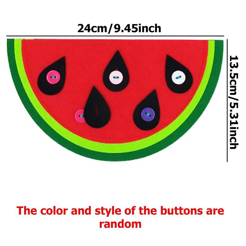 Children Felt Toys Nonwoven Fabric Handmade DIY Early Education Puzzle Gift for Kids Digital Cognition Zipper Buckle TMZ