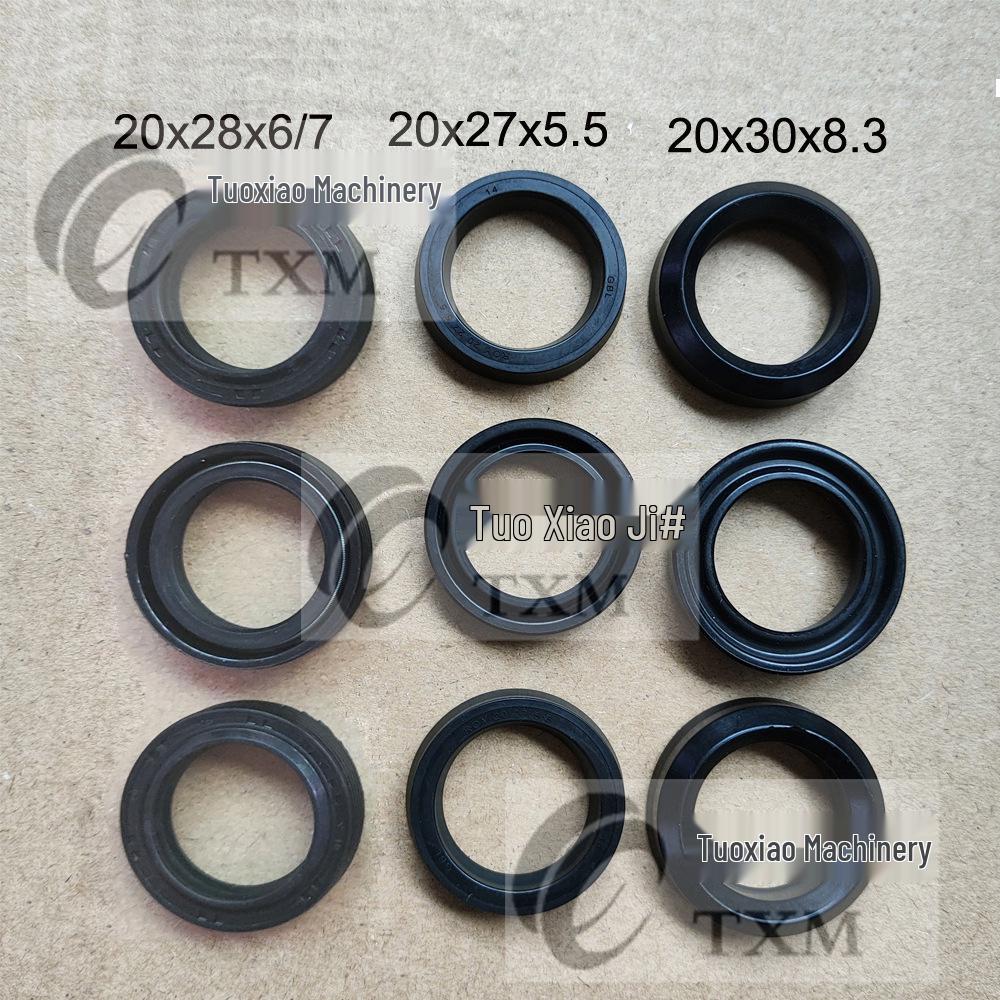 Kit di sigillatura e riparazione per idropulitrice ad altissima pressione: Testa Pompa, Morsetto, Panno, Stantuffo in Gomma e Paraolio