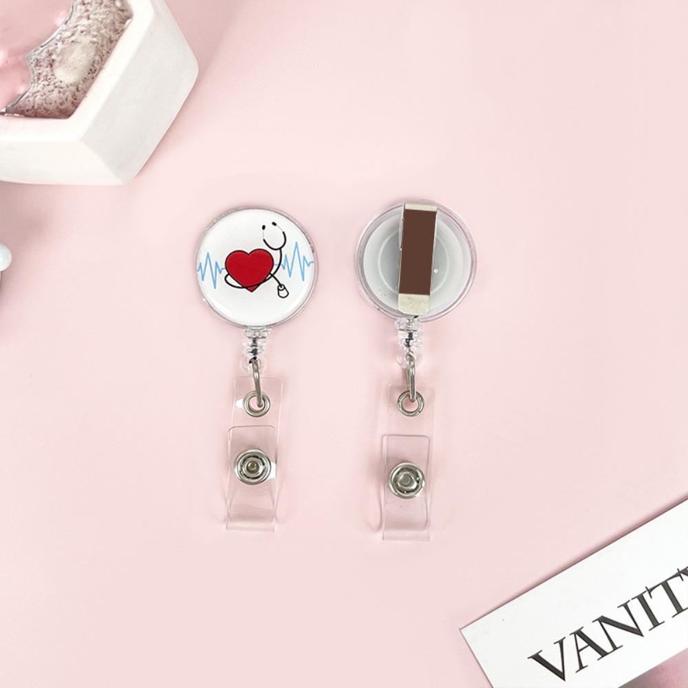Simplicity Sestra Zatahovací Odznakový Naviják Snadno Vytahovatelná Spona Roztomilý Zatahovací Odznakový Naviják Lékař