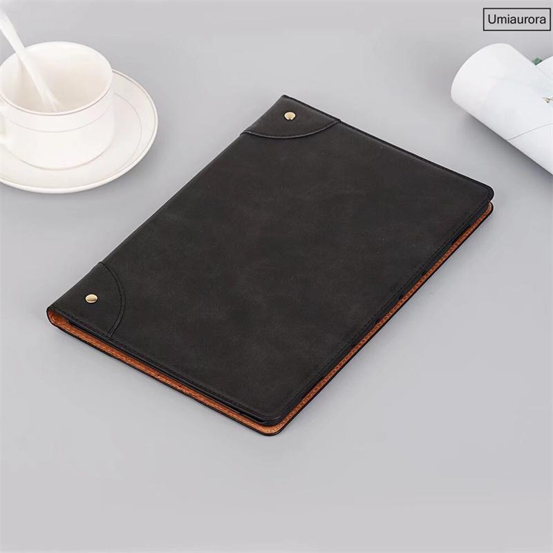 

For IPad Pro 11 12.9 13 Inch M2 M4 Air6 2024 Air 4 5 10.9 2022 Smart Tablet Case Luxury Flip PU Leather Stand Wallet Cover Funda IPad Air4 10.9 inch