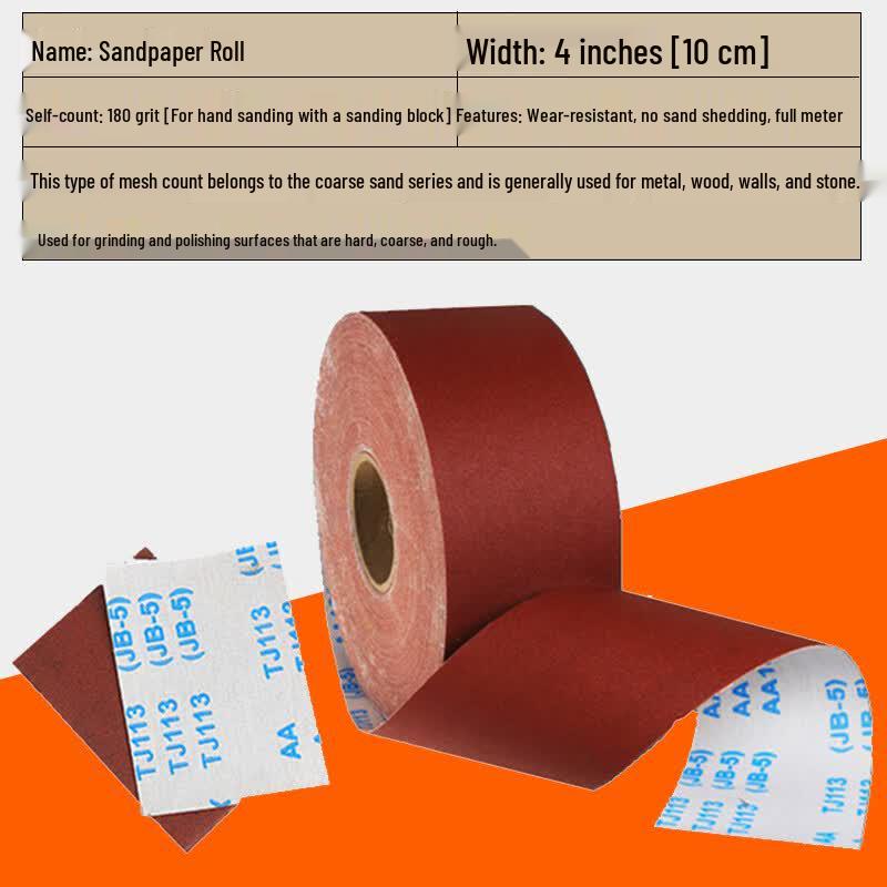 Hand-Tear Abrasive Cloth Sanding Roll