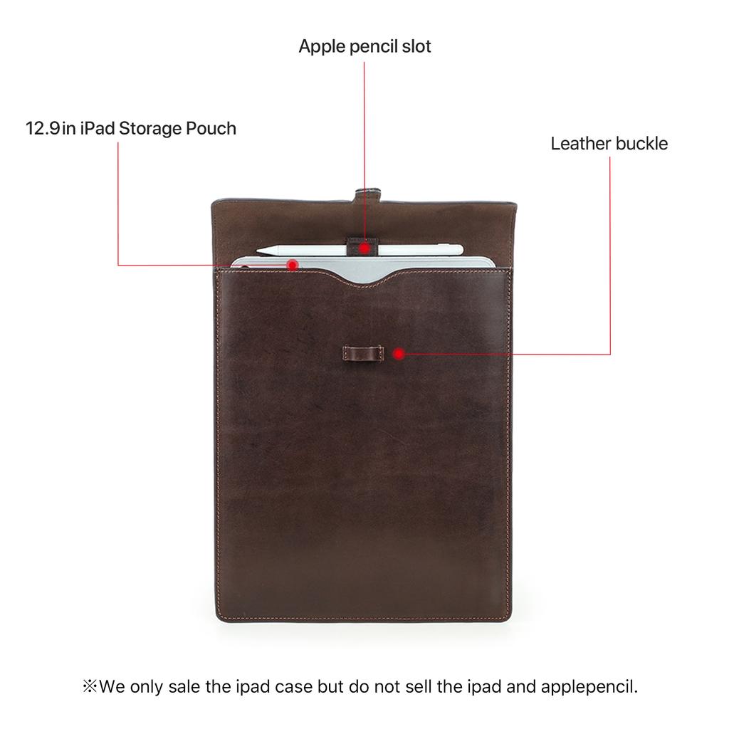 Cowhide Tablet Sleeve Bag For iPad Pro 12 9 6th 5th Generation Case iPad Air Pro 13 Cover iPad Pro 12 Inch Genuine Leather Pouch