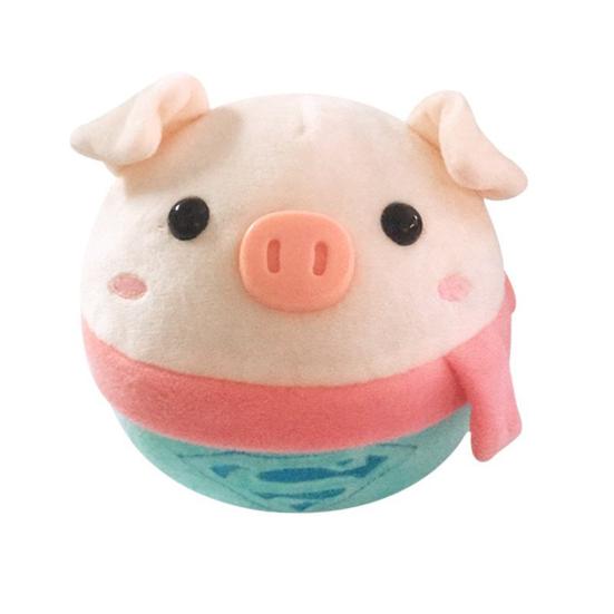 1 Set Pet Toy Interactive Moving Pet Plush Toy Set Cartoon Pig Shape Talking Squeaky Electronic Dogs Ball Toy Pet Supplies