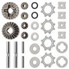 Metal Front and Rear Gear Differential Gear for 1/7 and 1/8 Truck Tractor Car Interior Parts Model Car Replacement