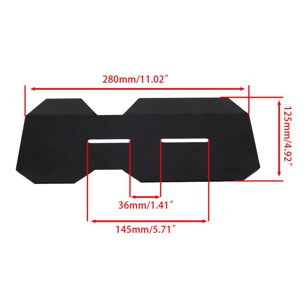 Motorcycle Middle Mudguard Black For Super 73 Super73 RX S1 S2 Ebike Ridstar Q20 Mud Guard Dirt Pit Bike Retrofit Accessories
