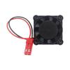 Brushless CPU Cooling Fan With Aluminum Heatsink Silicone Pad Heat Dissipation Fan For RPI 4B/3B+ Development Board